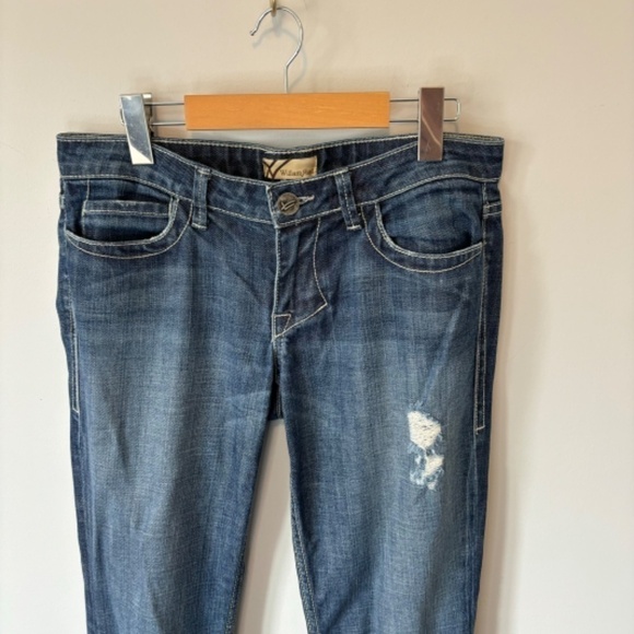 William Rast, Sadie Archangel Blue Jeans, SZ 28, Straight Leg, Distressed - Picture 5 of 8